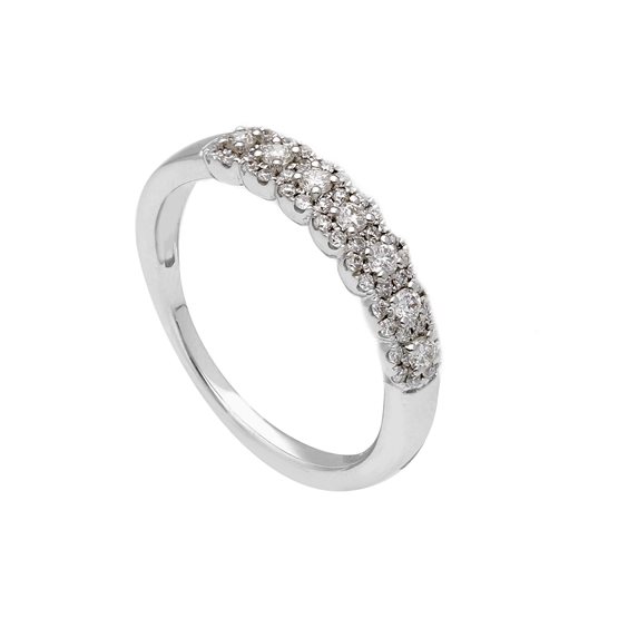 Anello Gioielleria Dossena  Donna in Oro Diamante 0.25 Ct 287481BB - 287481BB